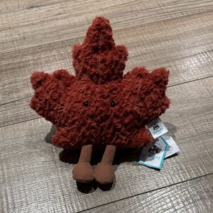 *RARE* indigo exclusive maple leaf Jellycat